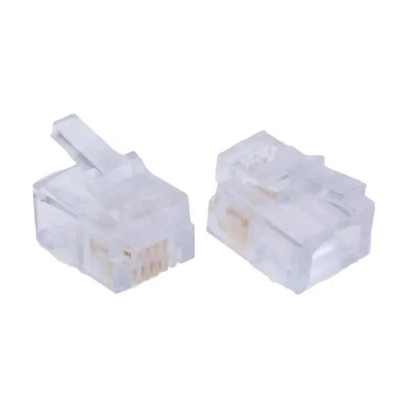 Bel-Stewart 940-SP Series RJ14 Connector Male, UTP Shield, Cable Mount, Cat3, Straight 1 Port 4, 6 Way 940-SP-3046R