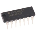 Texas Instruments 4 2-Input NOR Logic Gate, 14-Pin PDIP, CMOS Logic Family HC SN74HC02N