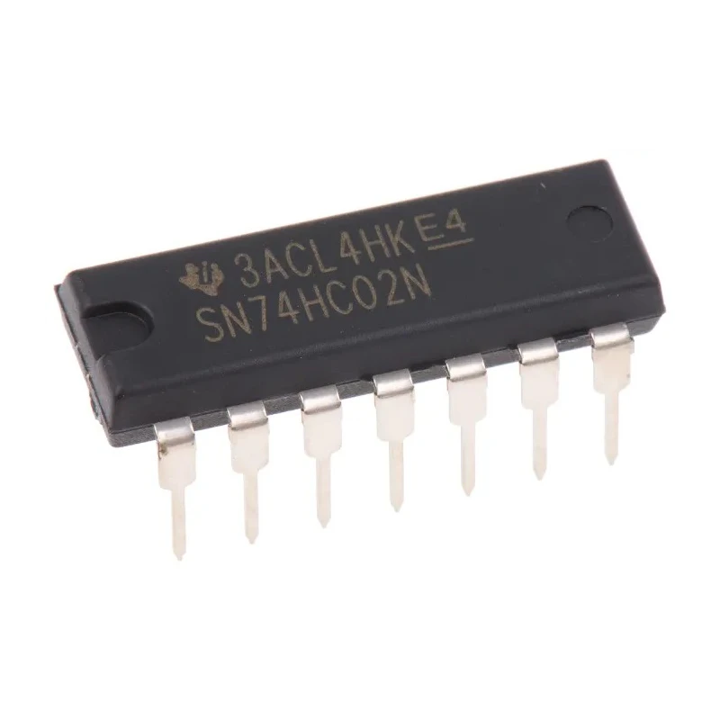 Texas Instruments 4 2-Input NOR Logic Gate, 14-Pin PDIP, CMOS Logic Family HC SN74HC02N