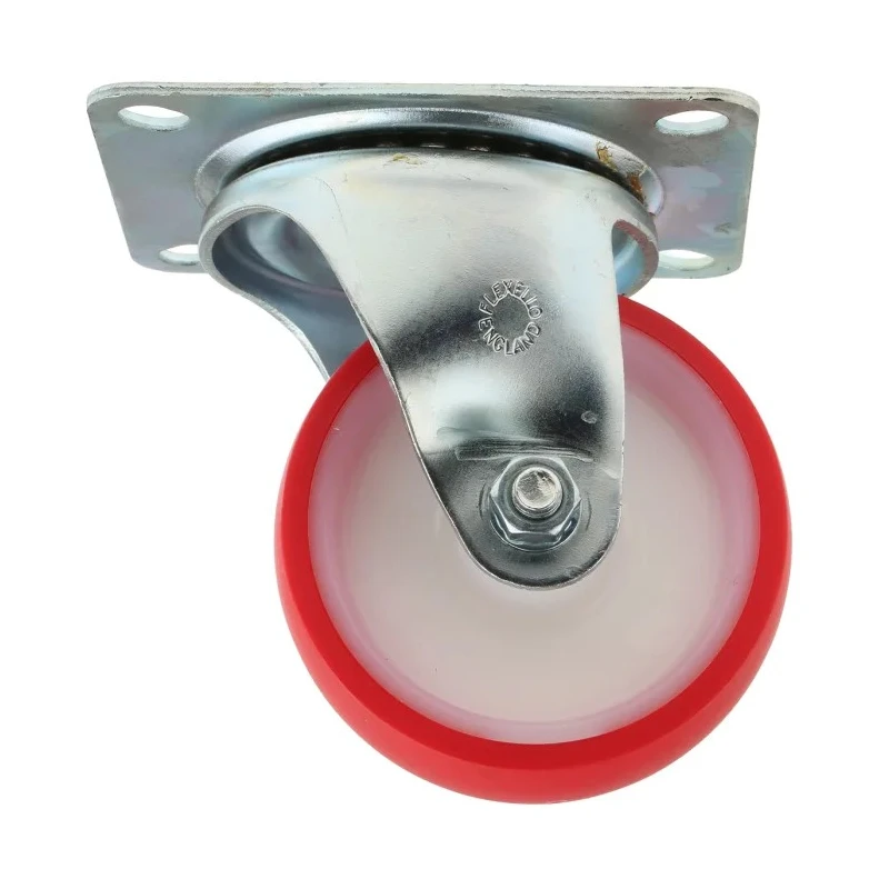 Flexello Heavy Duty Swivel Castor 250 kg Load Capacity 100 mm Polyurethane Wheel 461PN