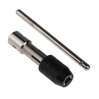 RS PRO T-Handle Tap Wrench HSS Thread Size M6.25 to M12.5, Overall Length 125mm 444-908