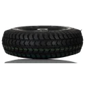 RS PRO Black Rubber Trolley Wheel 260mm Diameter, 200 kg Load Capacity, Steel Hub with Roller Bearing 858-900