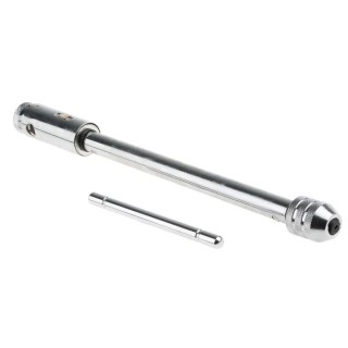 RS PRO Long Ratchet Tap Wrench Steel Chrome Finish 127mm 444-930
