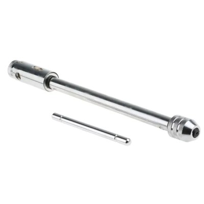 RS PRO Long Ratchet Tap Wrench Steel Chrome Finish 127mm 444-930