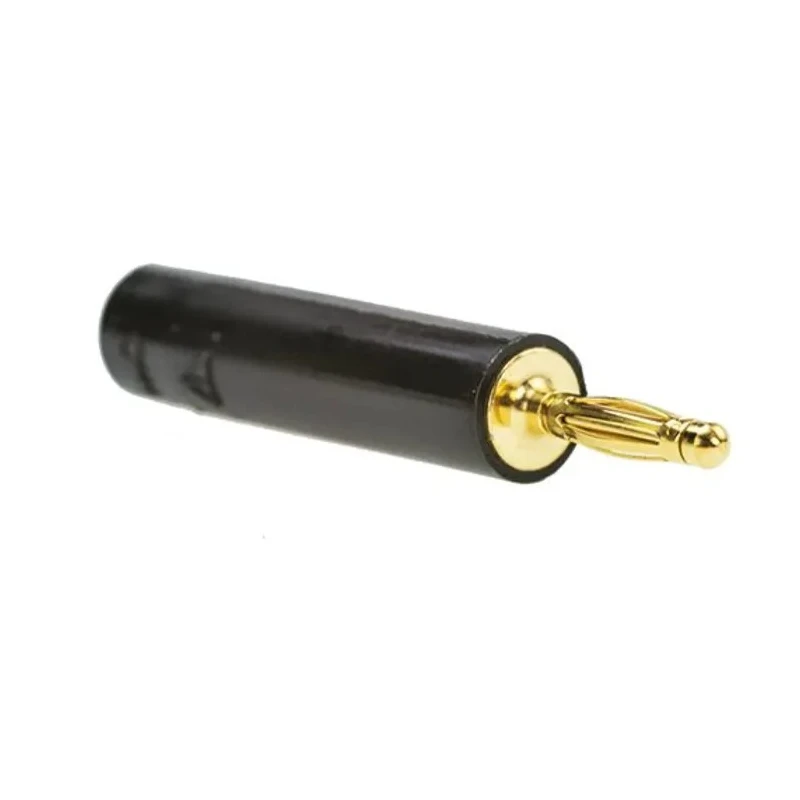Staubli Black Test Connector Adapter with Brass Contacts and Gold Plating 10A 30, 60V AC 24.0115-21
