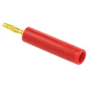 Staubli Red Test Connector Adapter with Brass Contacts and Gold Plating 24.0115-22