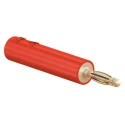 Staubli Red Test Connector Adapter with Brass Contacts and Gold Plating 24.0115-22