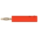 Staubli Red Test Connector Adapter with Brass Contacts and Gold Plating 24.0115-22