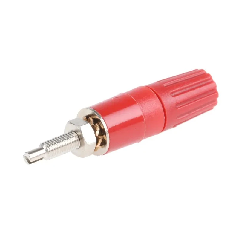 RS PRO Red 15A Binding Post with Brass Contacts and Nickel Plating, Female, 2mm Hole Diameter 23.0290-22