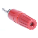 RS PRO Red 15A Binding Post with Brass Contacts and Nickel Plating, Female, 2mm Hole Diameter 23.0290-22