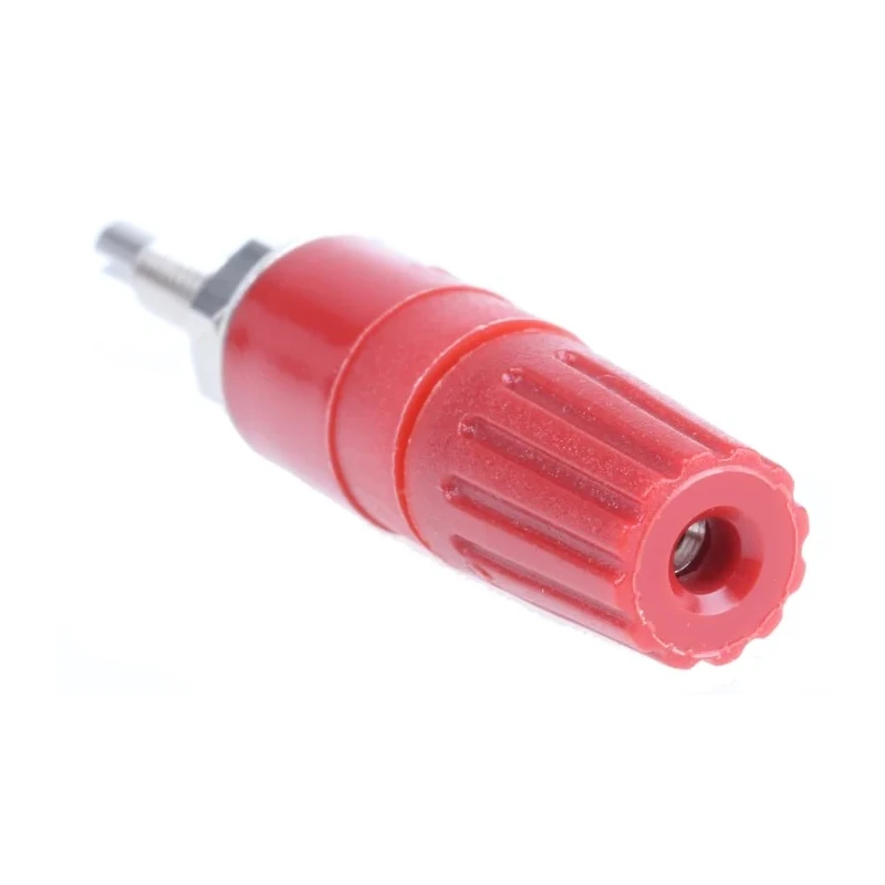 RS PRO Red 15A Binding Post with Brass Contacts and Nickel Plating, Female, 2mm Hole Diameter 23.0290-22