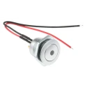 ITW Switches 57M Series Illuminated Miniature Push Button Switch, Latching, Panel Mount, 14.75 mm Cutout, SPST 57M-211G