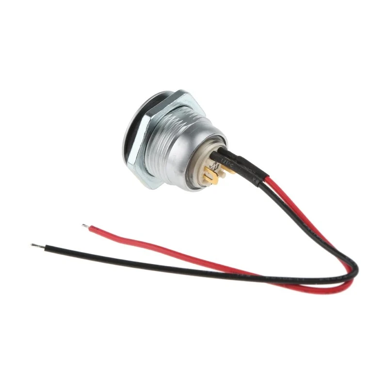 ITW Switches 57M Series Illuminated Miniature Push Button Switch, Latching, Panel Mount, 14.75 mm Cutout, SPST 57M-211G