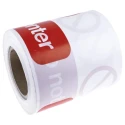 RS PRO Red White Polyethylene Barrier Tape 150 mm Width 150 mm Thickness 100 m Length 866-068