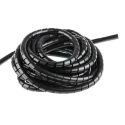 HellermannTyton Spiral Cable Wrap Polyethylene Black 9-10 mm Cable Diameter 5m Length SBPE Series 161-41204 SBPE9D-PE-BK
