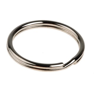 RS PRO Carbon Spring Steel Split Ring, 30mm Diameter, Nickel Plated, Pack of 20 866-557
