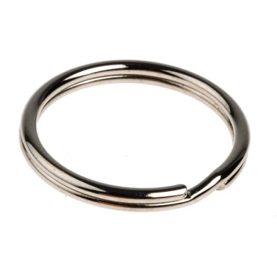 RS PRO Carbon Spring Steel Split Ring, 30mm Diameter, Nickel Plated, Pack of 20 866-557