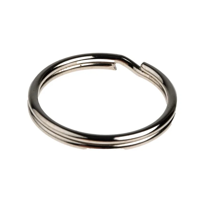 RS PRO Carbon Spring Steel Split Ring, 30mm Diameter, Nickel Plated, Pack of 20 866-557
