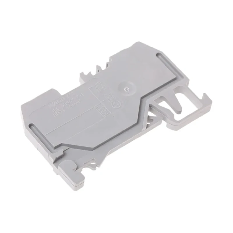 WAGO 279 Series Feed Through Terminal Block Grey, 1.5mm² Cable CSA, 1-Level, Cage Clamp, 800V, 18A Current 279-901