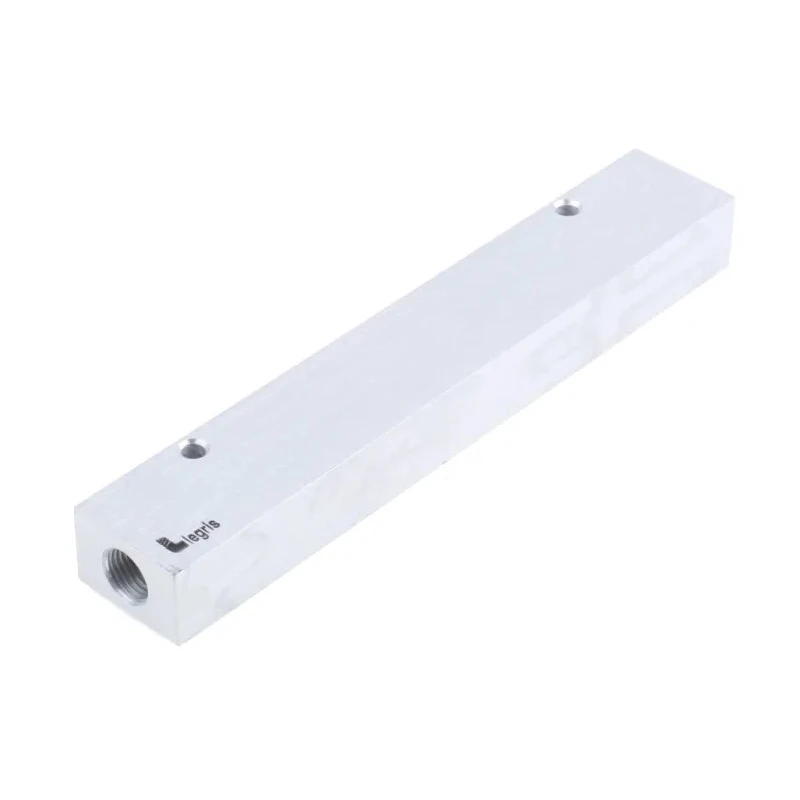 Legris 6 Outlet Pneumatic Manifold Threaded Fitting Anodised Aluminium 20 Bar Operating Pressure 3311 10 13 06