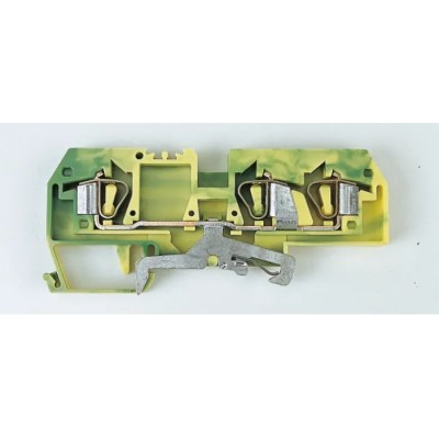 WAGO 279 Series Earth Terminal Block Yellow Green 1.5mm² 1-Level Cage Clamp 279-687