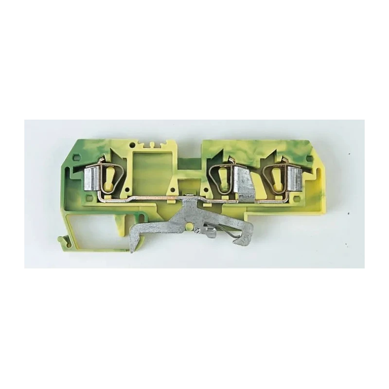 WAGO 279 Series Earth Terminal Block Yellow Green 1.5mm² 1-Level Cage Clamp 279-687