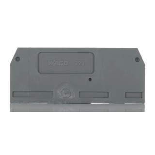 WAGO 279 Series End and Intermediate Plate Accessory for 279 Series Terminal Blocks 500V 18A 279-308