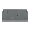 WAGO 279 Series End and Intermediate Plate Accessory for 279 Series Terminal Blocks 500V 18A 279-308