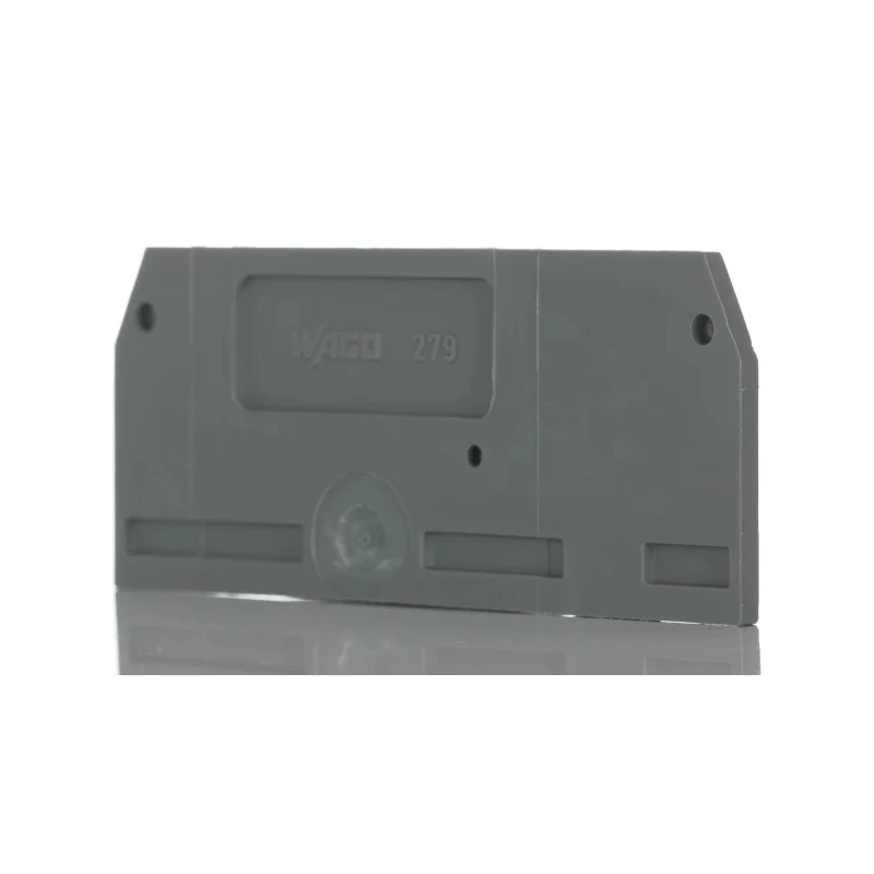WAGO 279 Series End and Intermediate Plate Accessory for 279 Series Terminal Blocks 500V 18A 279-308