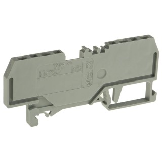 WAGO 279 Series Feed Through Terminal Block Grey 1.5mm² 1-Level Cage Clamp 279-831