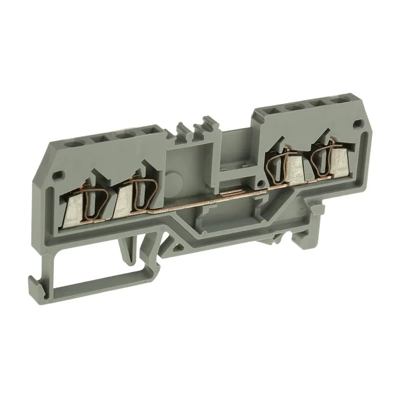 WAGO 279 Series Feed Through Terminal Block Grey 1.5mm² 1-Level Cage Clamp 279-831