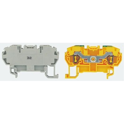 WAGO 264 Series Feed Through Terminal Block Orange 2.5mm² 1-Level Cage Clamp 264-736