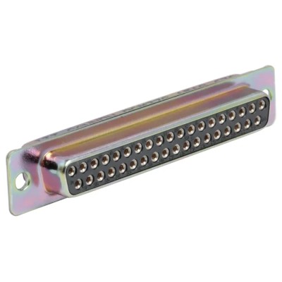 ITT Cannon 37 Way 2.84 mm Pitch Panel Mount D-Sub Connector Female D3HC-MP-M