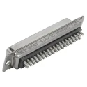 ITT Cannon 37 Way 2.84 mm Pitch Panel Mount D-Sub Connector Female D3HC-MP-M