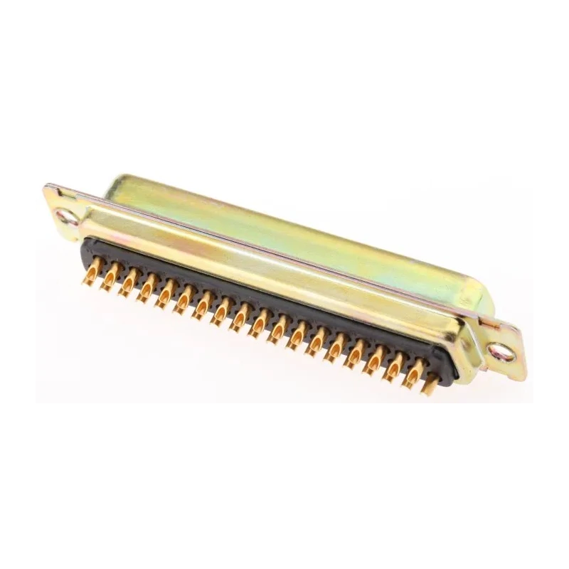 ITT Cannon 37 Way Straight Panel Mount D-Sub Connector with Float Mount Male D3HC-MP-M