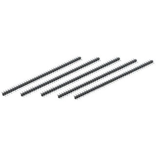 Wurth Elektronik 473 Series Straight Through Hole Pin Header, 40 Contact, 2.54 mm Pitch, 2 Row, Unshrouded 613080275422