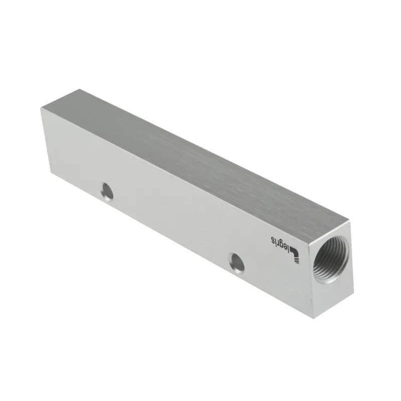 Legris 4 Outlet Pneumatic Manifold Anodised Aluminium, 20 bar, 146mm Length 3311 13 17 04