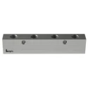 Legris 4 Outlet Pneumatic Manifold Anodised Aluminium, 20 bar, 146mm Length 3311 13 17 04