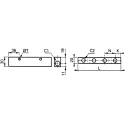 Legris 4 Outlet Pneumatic Manifold Anodised Aluminium, 20 bar, 146mm Length 3311 13 17 04