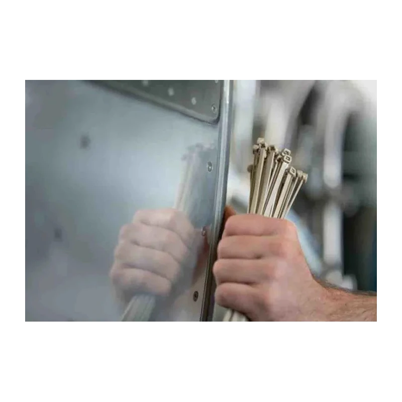 HellermannTyton Cable Tie Non-Releasable 145 mm x 3.4 mm Beige Polyetheretherketone PT2A-PEEK-BGE 118-00032 PT2A-PEEK-BGE