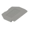 Phoenix Contact DMT Series End Cover for Use with DIN Rail Terminal Blocks, Grey Polyamide Material 3100321