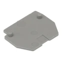 Phoenix Contact DMT Series End Cover for Use with DIN Rail Terminal Blocks, Grey Polyamide Material 3100321