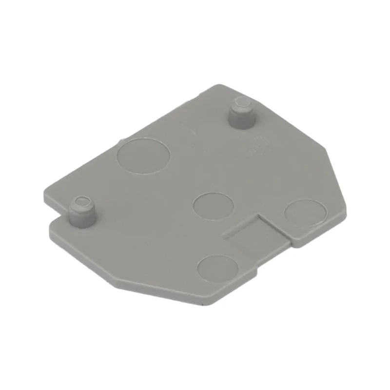 Phoenix Contact DMT Series End Cover for Use with DIN Rail Terminal Blocks, Grey Polyamide Material 3100321