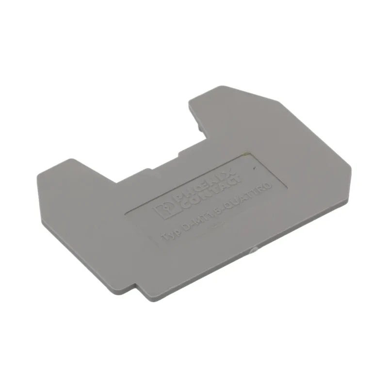 Phoenix Contact DMT Series End Cover for DIN Rail Terminal Blocks Grey Polyamide 3002982