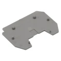 Phoenix Contact DMT Series End Cover for DIN Rail Terminal Blocks Grey Polyamide 3002982