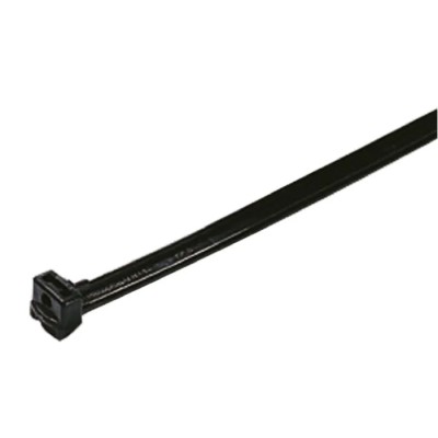 HellermannTyton Non-Releasable Cable Tie, 337 mm Length x 8 mm Width, Black Polyamide 66, UV 121-83360 KR8/33-PA66UV-BK