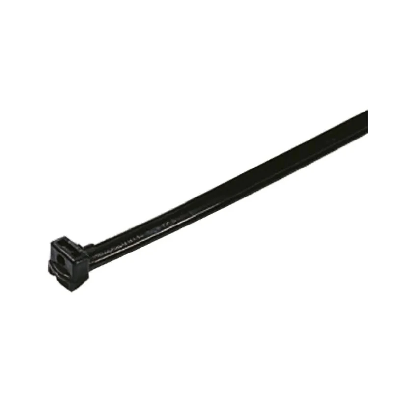 HellermannTyton Non-Releasable Cable Tie, 337 mm Length x 8 mm Width, Black Polyamide 66, UV 121-83360 KR8/33-PA66UV-BK