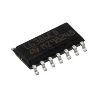 STMicroelectronics MOSFET Gate Driver 2 Outputs, 650 mA, 14-Pin SOIC Package, 17–18 V Supply L6386ED
