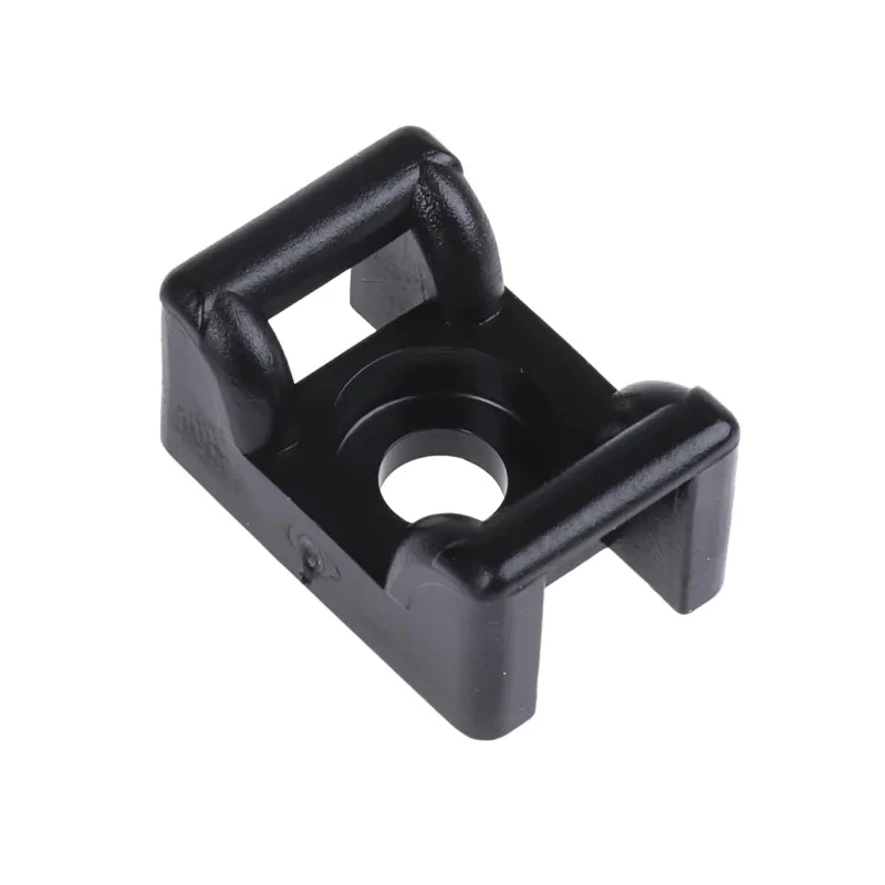 HellermannTyton Black Screw Cable Tie Mount 6 mm Cable Tie Width Acceptance 12 mm Width x 18 mm 151-24660 KR6G5-PA66W-BK