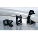 HellermannTyton Black Screw Cable Tie Mount 6 mm Cable Tie Width Acceptance 12 mm Width x 18 mm 151-24660 KR6G5-PA66W-BK
